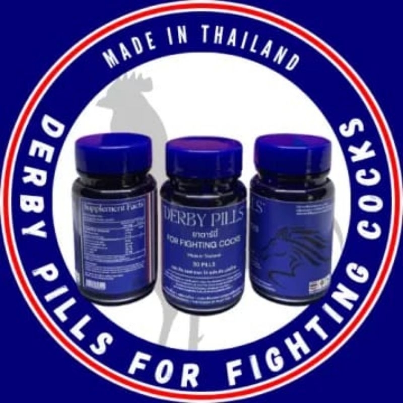 DERBY PILLS DOPING AYAM ADUAN - Import Thailand 100% Original Obat ayam aduan, obat doping taji ayam