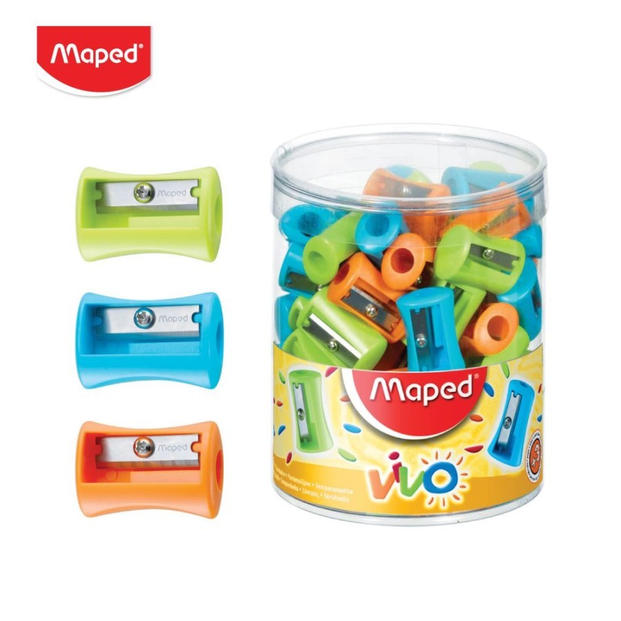 

Rautan Serutan Pensil Maped Vivo 1 Hole 506300 Sharpener Pencil