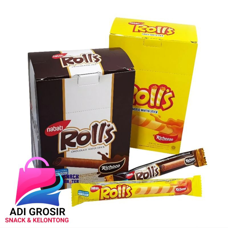 

NABATI ROLLS Wafer Astor All Varian 1 Box isi 20 pcs