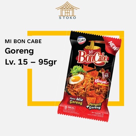 

Mi BonCabe 95gr – Goreng & Kuah Level 15 Pedasnya Bikin Nagih