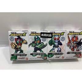 Kamen Masked Rider THE Kamen Riders 4 Shokugan Candy Toys CT Bandai OOO W Den-O