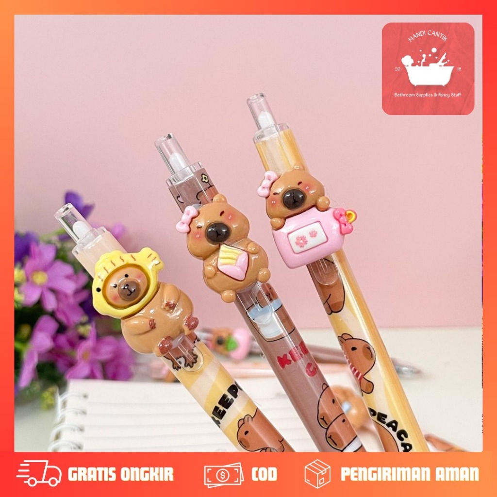 

PULPEN CETEK RESIN CAPYBARA PC-1843 PEN MEKANIK KAPIBARA CAPPYBARA LUCU HITS COD