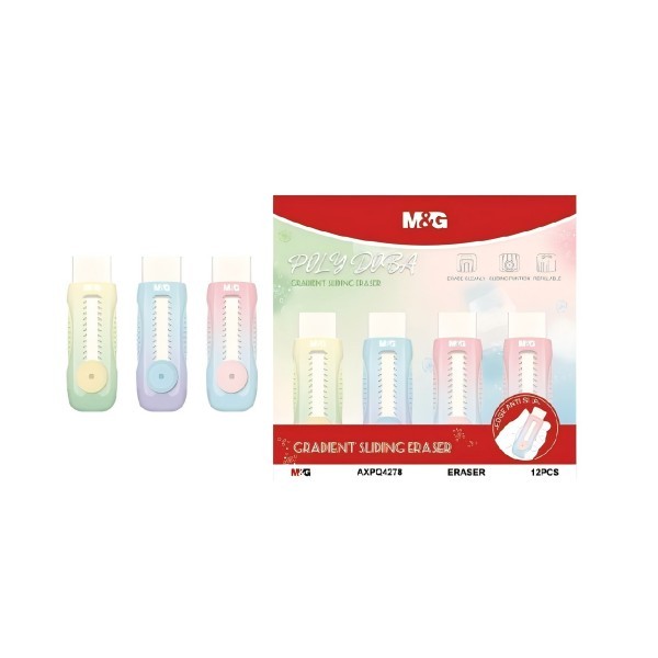 

M&G SLIDING ERASER POLY DOBA SERIES Q4278 - 10037450/AXPQ4278