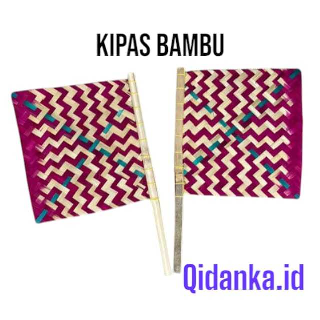Kipas Bambu / Kipas Tangan / Kipas Anyaman / Kipas Sate / Kipas / Kipas Manual / Kipas Hindi