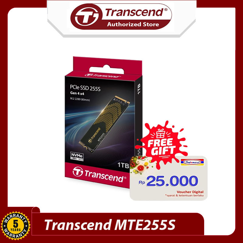 SSD Transcend MTE255S 1TB - SSD Internal M.2 NVMe PCIe Gen 4