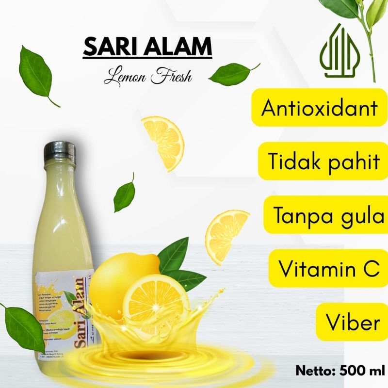 

Sari Alam- Sari Lemon- Premium- Diet Detox - Sari Lemon Diet Lemon - 500ml