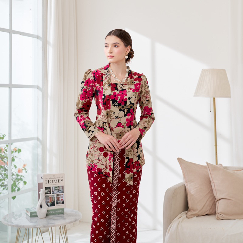 Kebaya Kutubaru Bunga/Seragam Kutubaru Bridesmaid Jawa/Kutubaru Bunga Jumbo