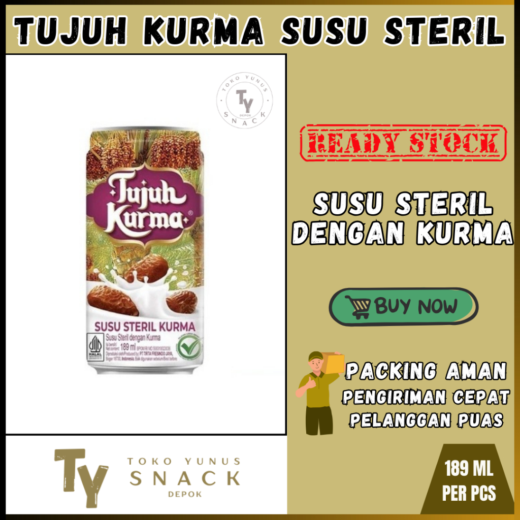 

TUJUH KURMA SUSU STERIL 189ML