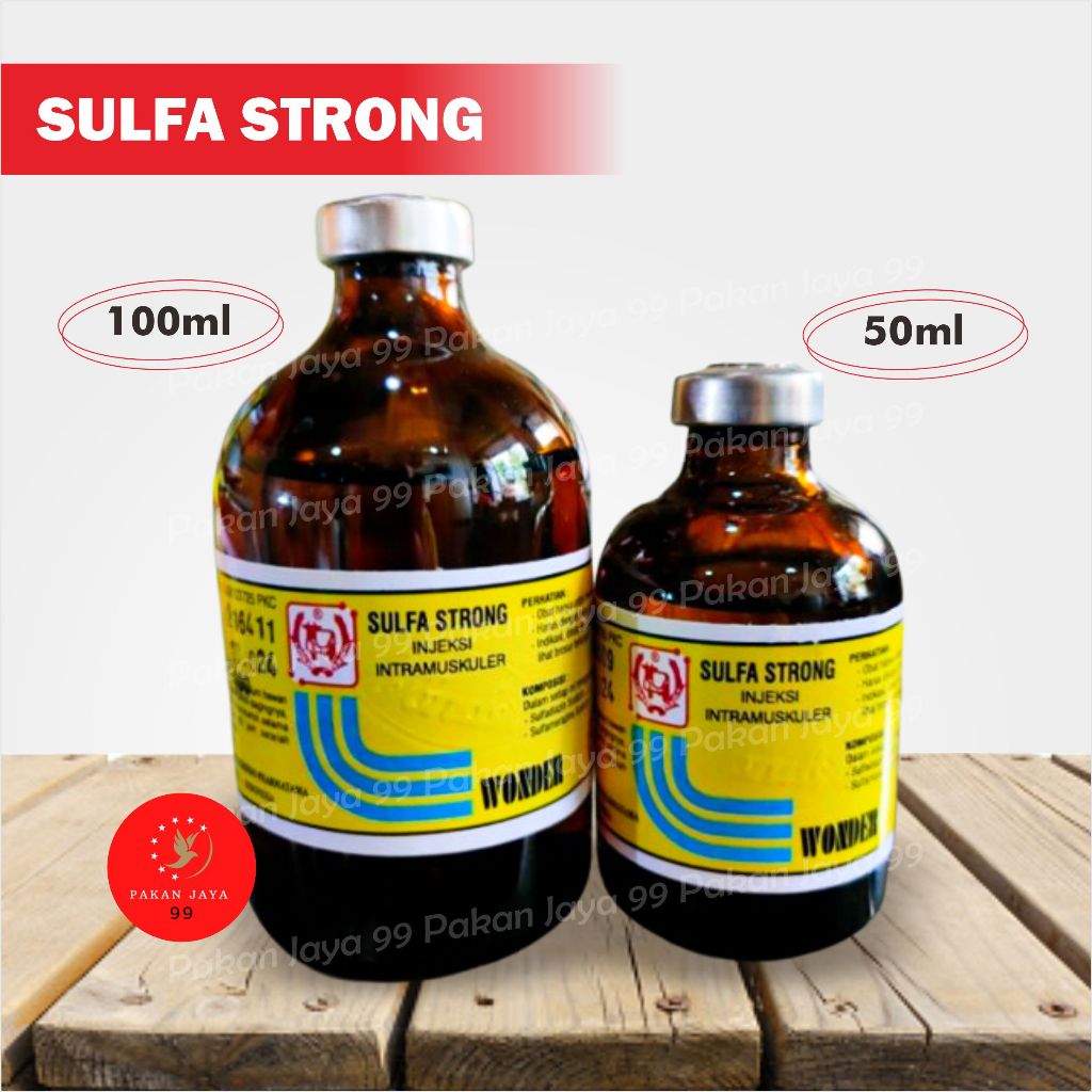SULFA STRONG WONDER SULFASTRONG INJEKSI OBAT SAPI KAMBING KUCING HEWAN TERNAK SAKIT DIARE MENCRET
