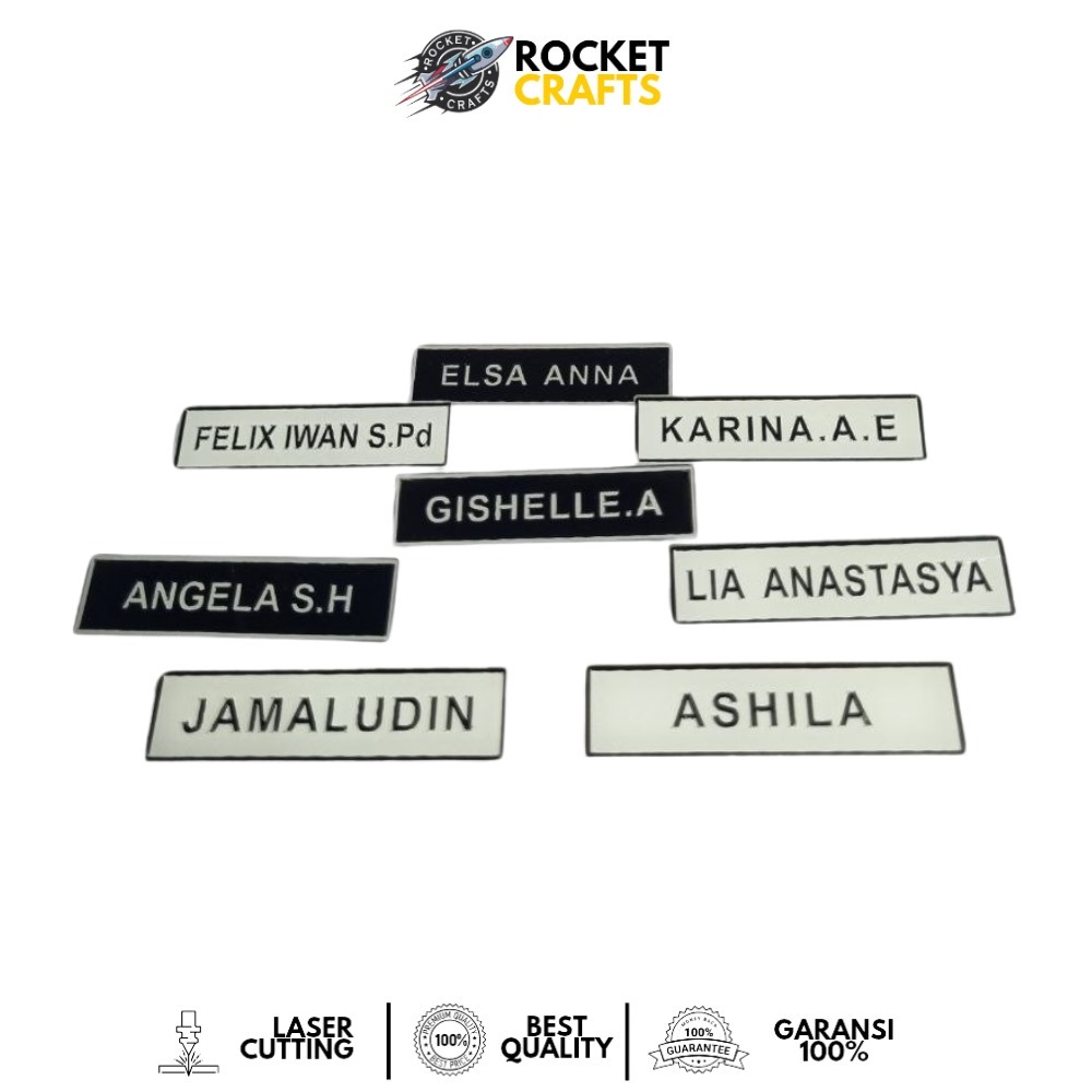 

Nametag Name Tag Nama Dada Maghnet Peniti