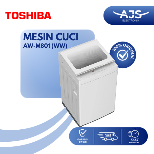 Toshiba Mesin Cuci 1 Tabung 7KG AW-K801AN / AWK 801 AN / AWK801AN