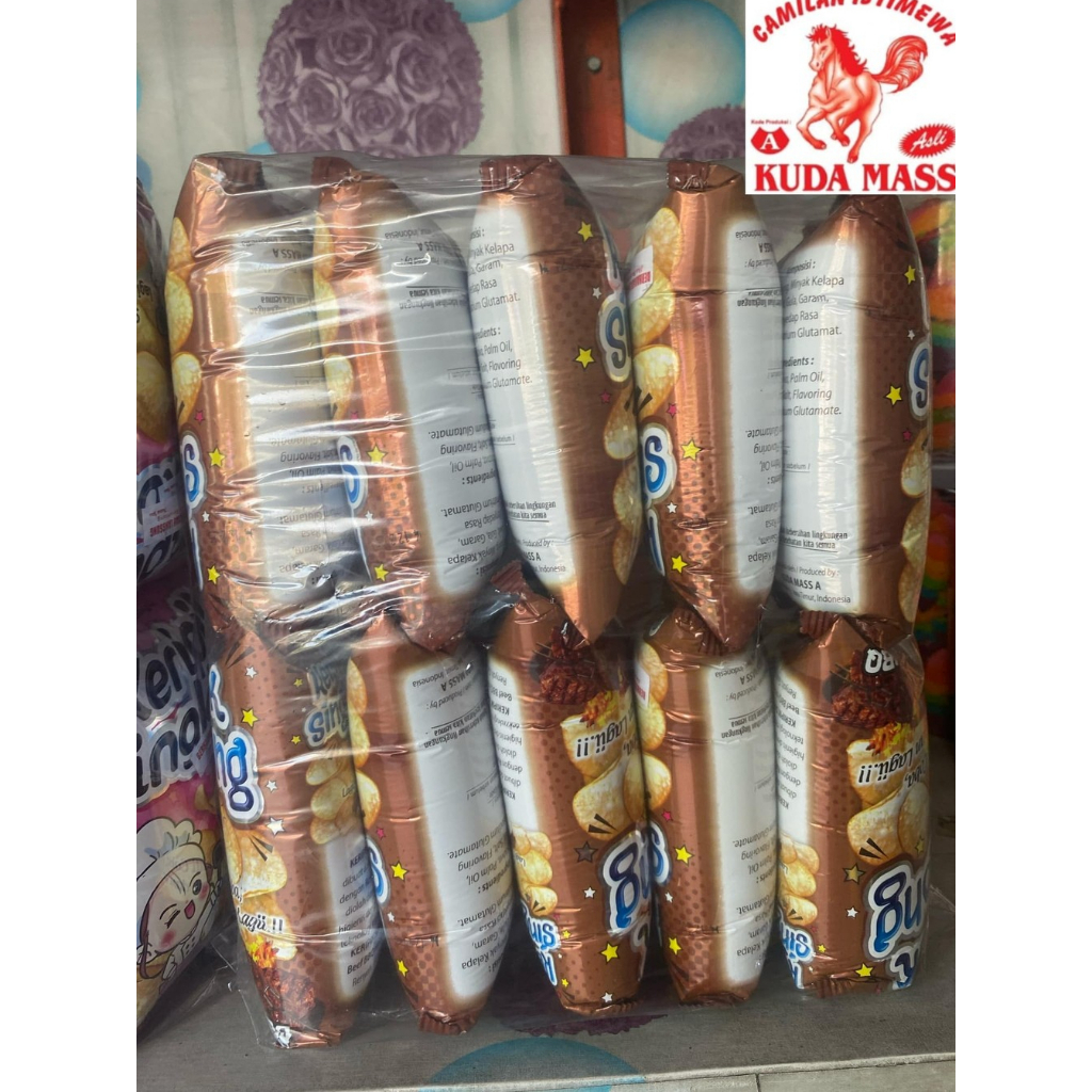 

(BERHADIAH U4N9 ASLI) KERIPIK SINGKONG RASA BBQ (1Pack) PRODUK ASLI UD. KUDA MASS A