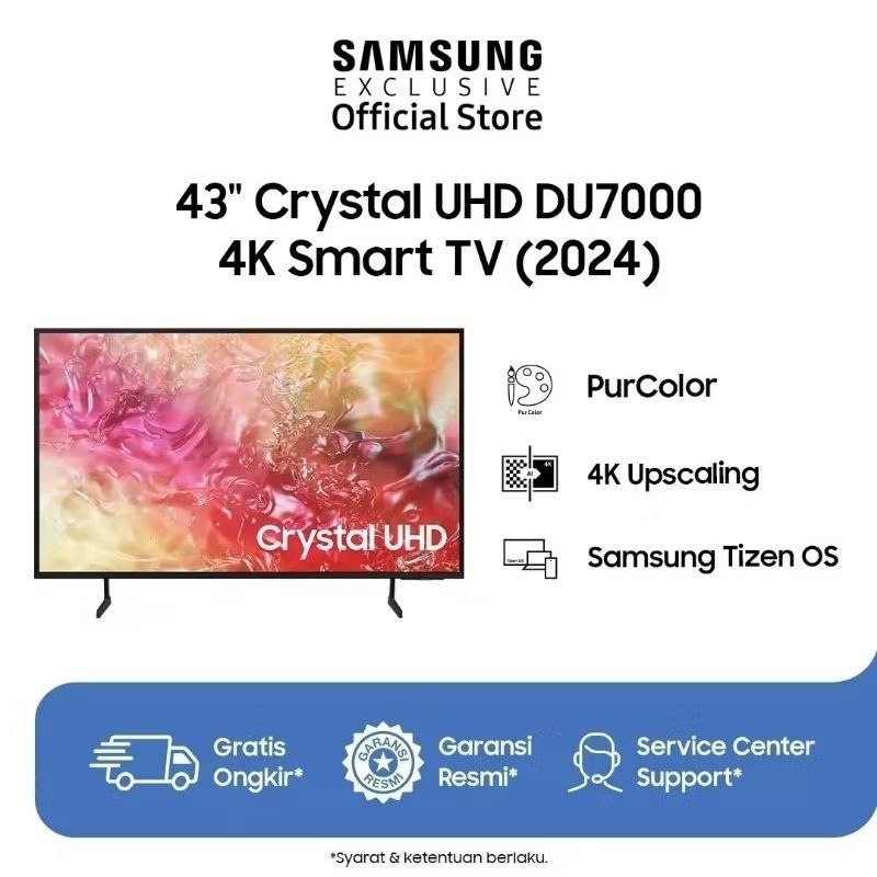Samsung Crystal UHD DU7000 4K Smart TV 43 Inch