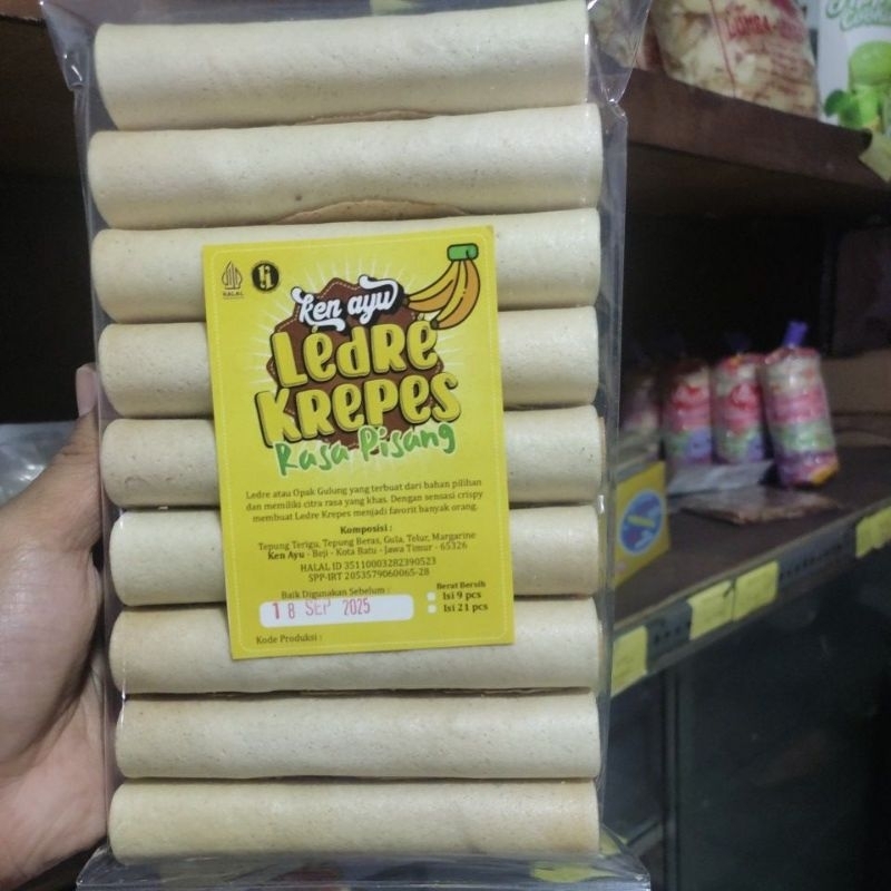 

Ledre krepes Rasa Pisang Ken Ayu
