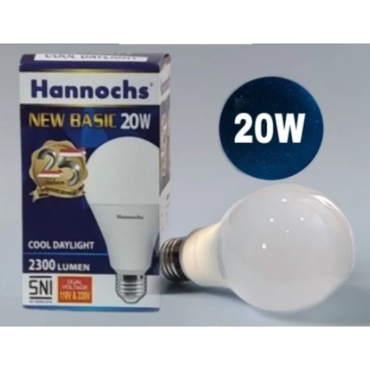 Hannochs Lampu LED Basic 20 Watt / Bola Lampu Hannochs Basic 20 W