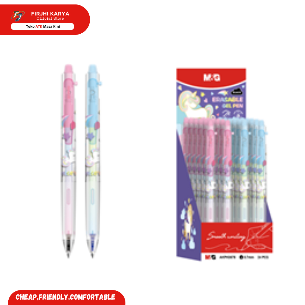 

M&G Erasable gel pen 0.7 Black unicorn