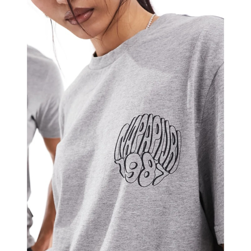 Napapijri Keiki Tshirt In Marl Grey