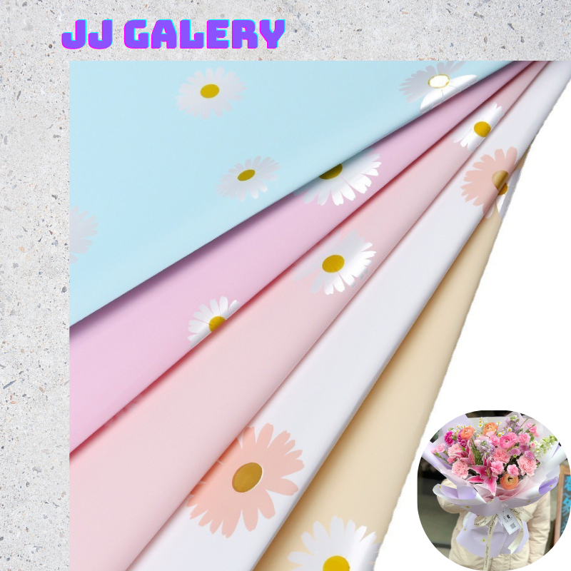 

Isi 20 LEMBAR Kertas Cellophane Buket Bunga Daisy Flower Wrapping Paper Florist Kertas KB066
