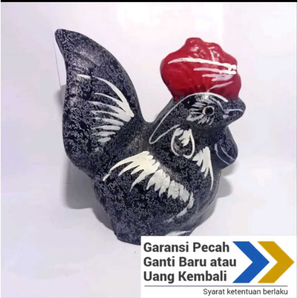 COD Promo Beli 1 GRATIS 1 Celengan Ayam Premium Tanah Liat