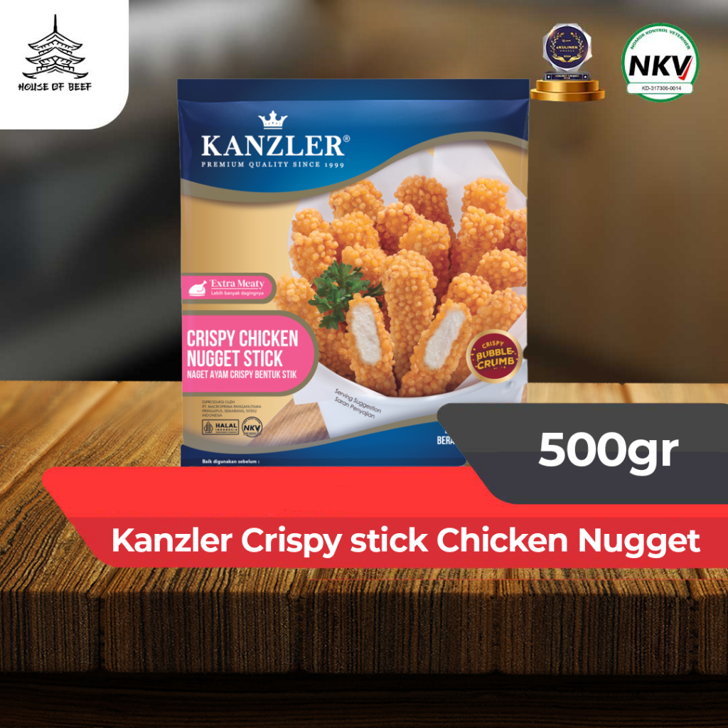 

Kanzler Crispy Chicken Stick Nugget 450gr