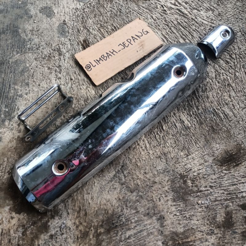 Cover Tutup Tameng Knalpot Tirev Honda Tiger Revo Awal new Original Second