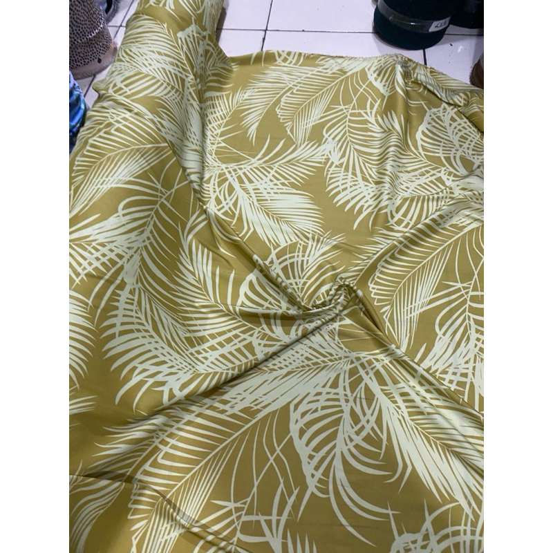 Kain Satin Silk - Satin Silk Motif - Meteran