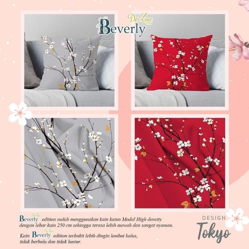 TOKYO - Sarung Bantal Sofa 40x40 45x45 50x50 60x60 Sarung Bantal Lantai 70x70 90x90