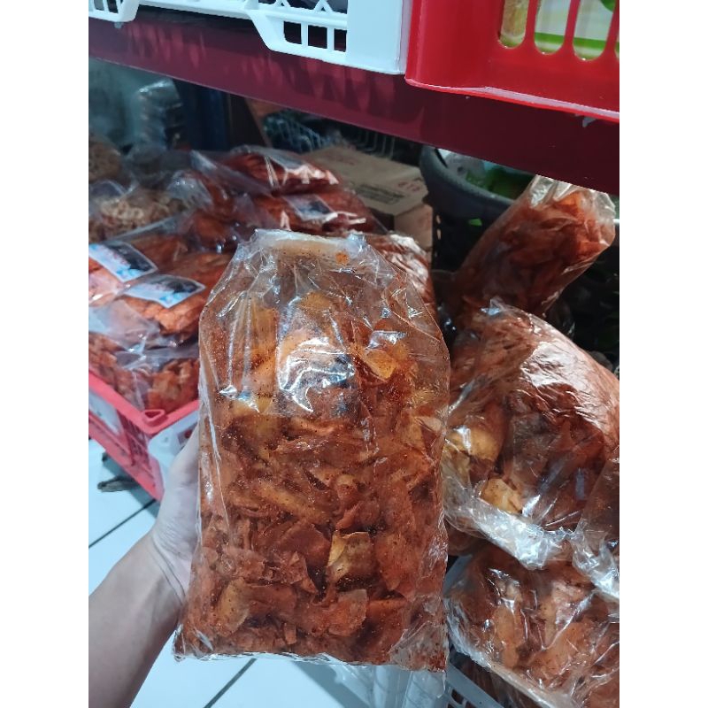

cemilan asli sukabumi kripset ISI 4 PCS