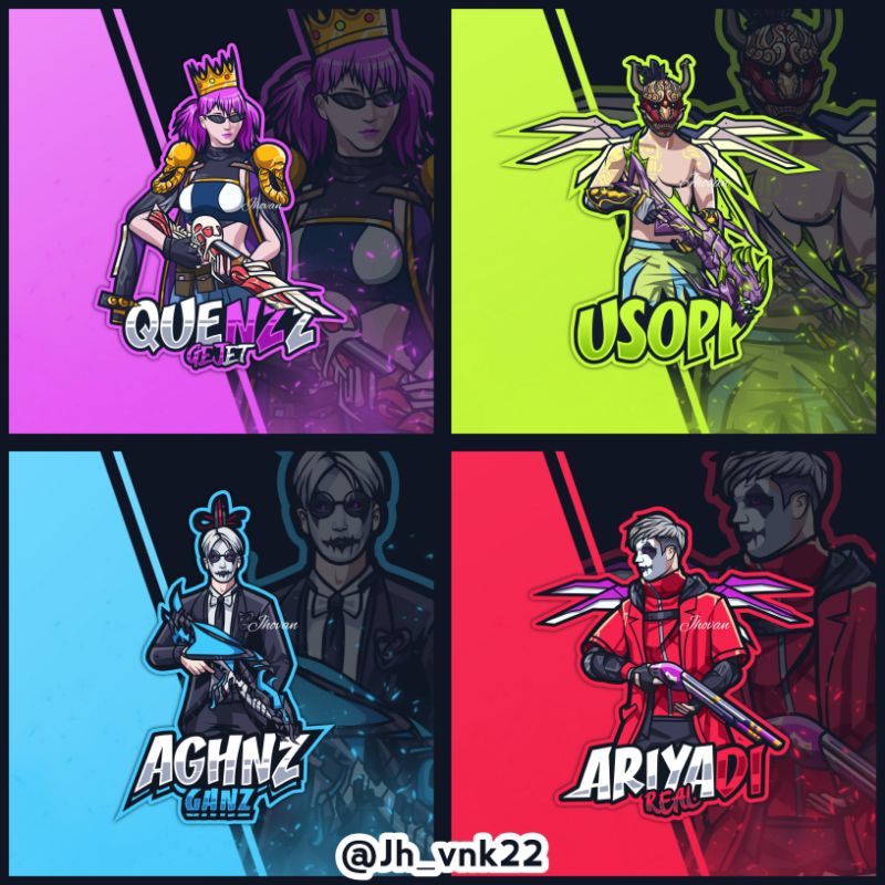 JASA DESAIN LOGO GAME | LOGO COSTUM | LOGO FOTO SENDIRI | LOGO FF | LOGO ML | LOGO PUBG | LOGO NAMA