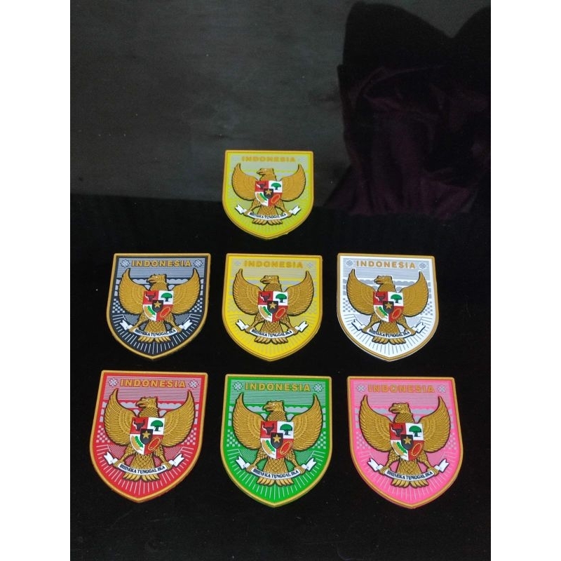 PATCH RUBBER JERSEY 3D TIMNAS INDONESIA 2025 LOGO GARUDA TIMNAS