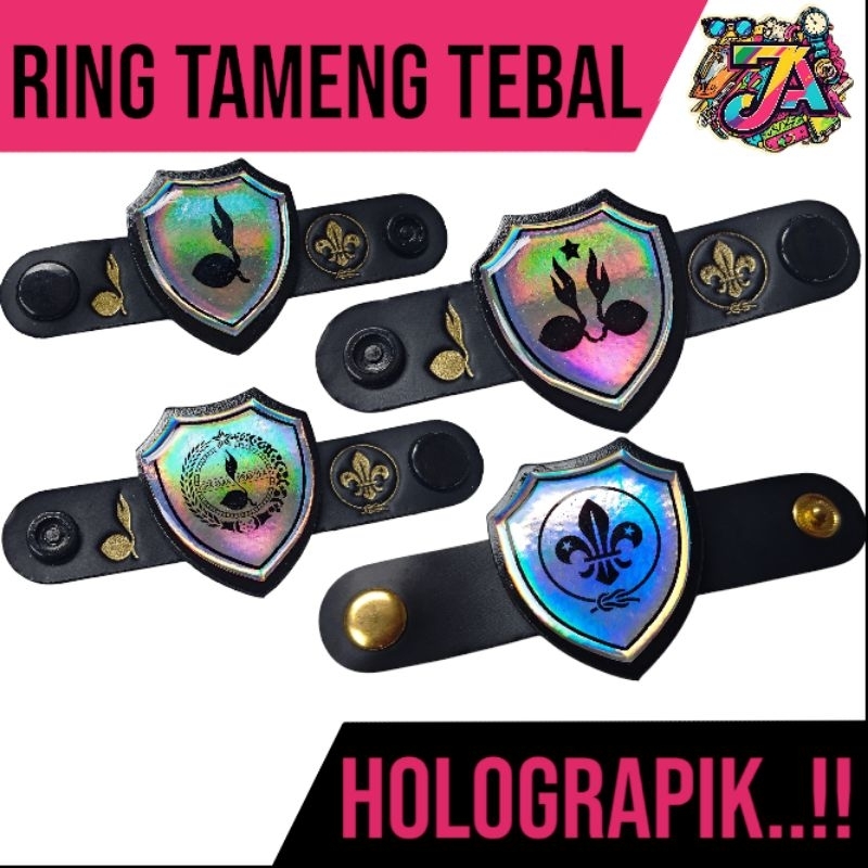 

Ring kacu tameng pramuka Hologram smp sma penggalang penegak