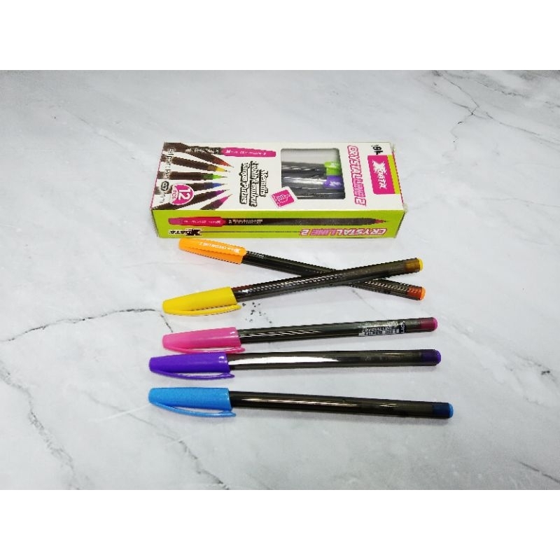 

PENA XDATA CRYSTALLINE 2 ISI 12 PCS / BALLPOINT PEN 0.7 MM - XDATA