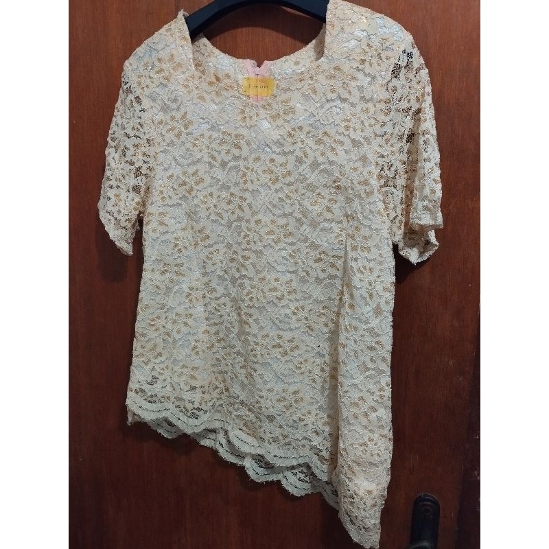 pl atasan brukat pendek kebaya kondangan