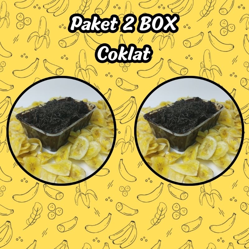 

Paket bundling 2 box Keripik Pisang Lumer 250g