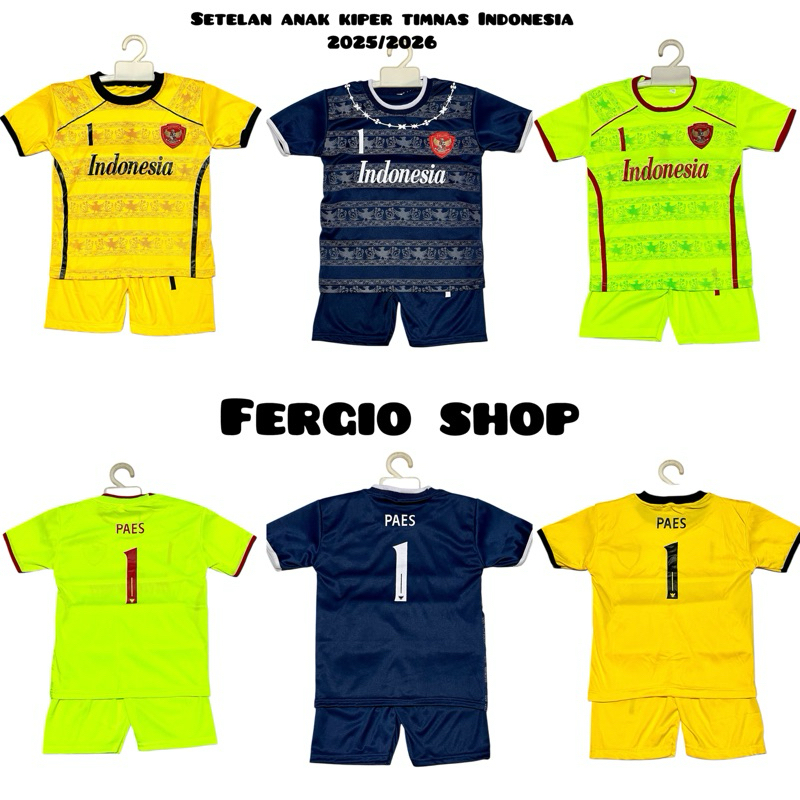 setelan anak Timnas Indonesia/ kaos bola anak Timnas kuning/ jersey bola anak Garuda/ setelan bola a