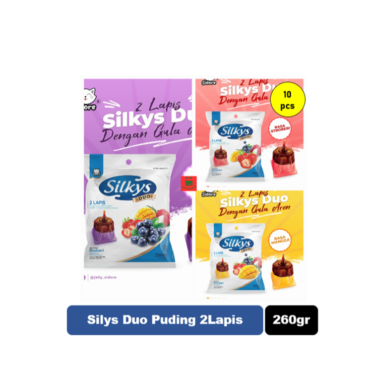 

Silkys Duo Puding 2 Lapis 10pcs