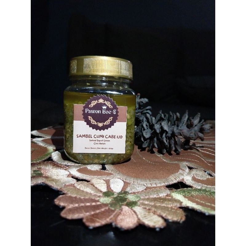 

Sambel Cumi Cabe Ijo-150gr