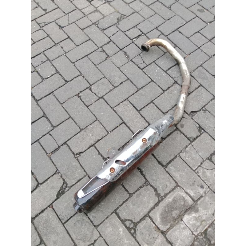 KNALPOT SCORPIO-Z 225cc OLD BLACK