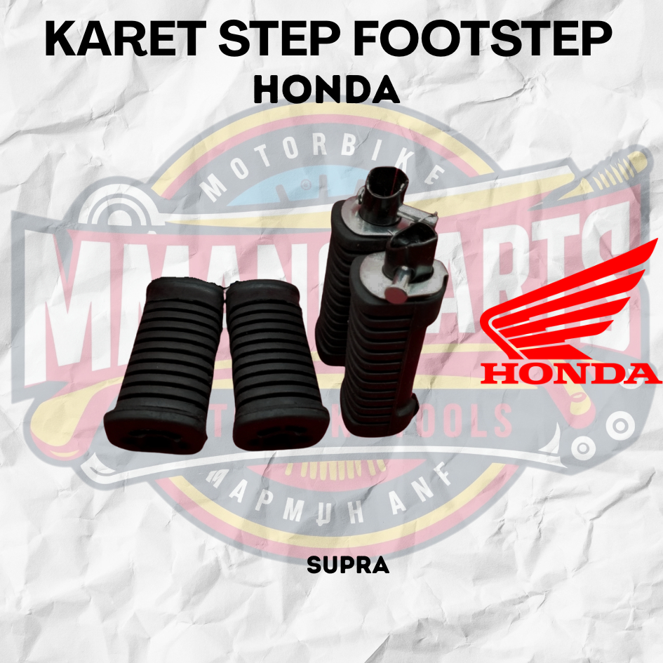 sparepart motor Karet Barstep Supra-X & Supra 100 Lama-Old & Supra Fit Footstep-Foot-Kaki-Bar Step I