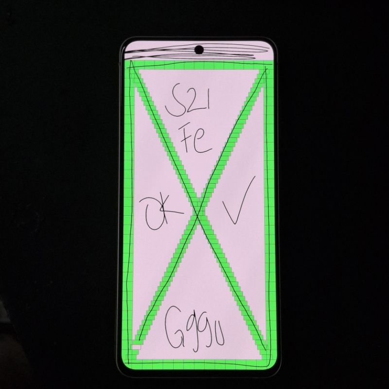 LCD SAMSUNG GALAXY S21 FE ORIGINAL SECOND COPOTAN