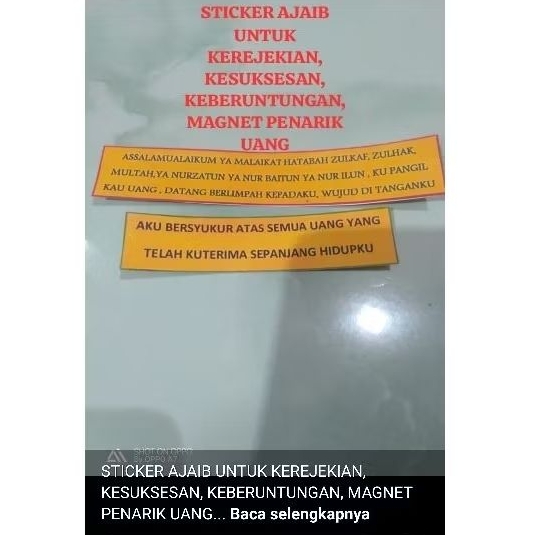 

STIKER SEPASANG