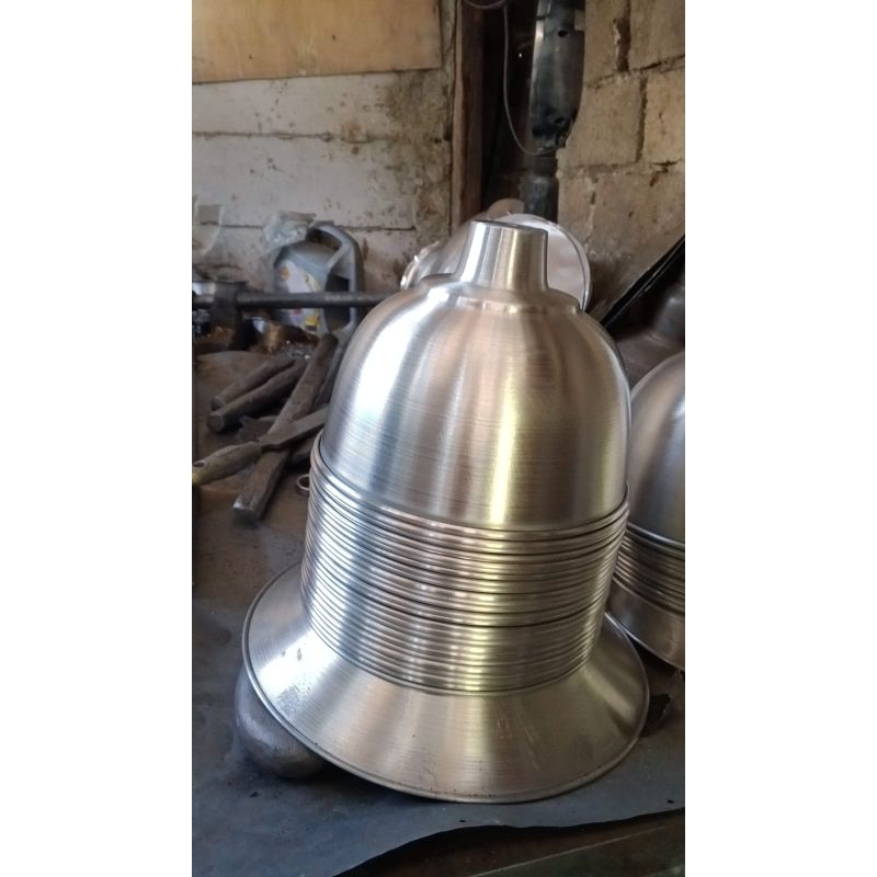 kap lampu gantung aluminium