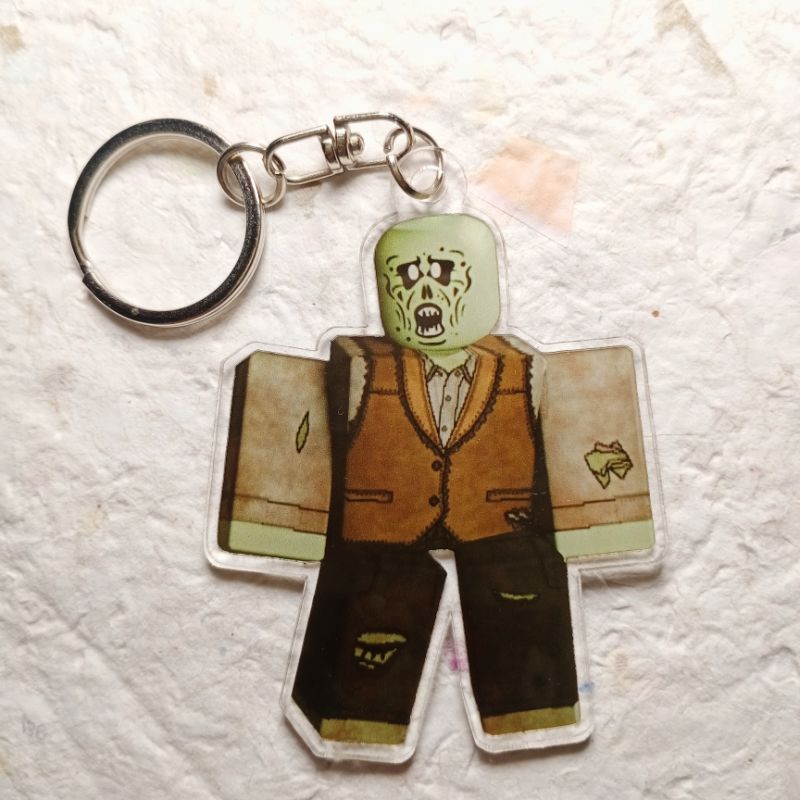 ganci RUNNER ZOMBIE Dead Rails keychain gantungan kunci Runner Zombie Dead Rails