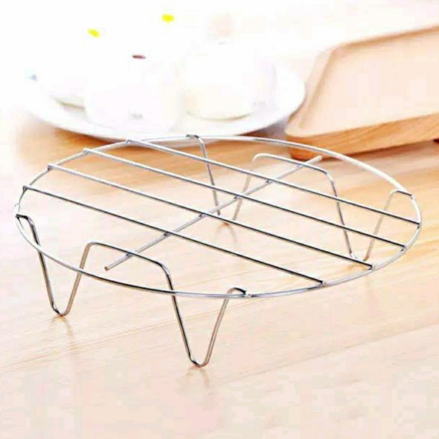 Alas Kukus Tatakan Panci Stainless Mangkok Piring Saji Anti Panas Alas Kukus Alas Anti Panas Tatakan