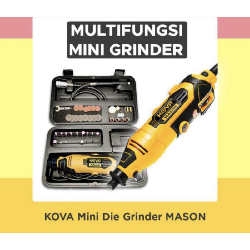 KOVA MASON Mini Grinder Tuner Set 40 Pcs Gerinda Bor Mini