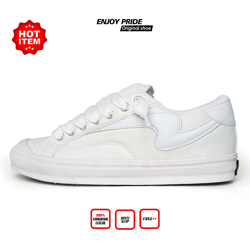 RAINGEL BIGMAX ALL WHITE - Sepatu Gemuk Raingel Local Brand Original Sneakers Unisex Sepatu Pria Wan