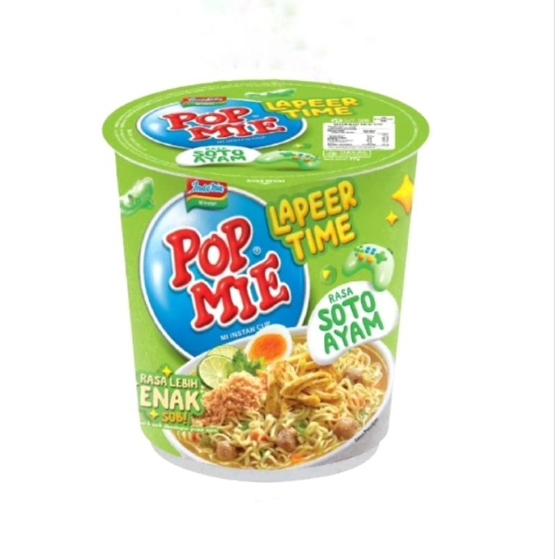 

Pop Mie Soto Ayam Lapeer Time 77gr