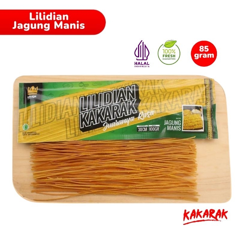 

KAKARAK - Mie Lidi Lilidian Rasa Jagung Manis 85gr