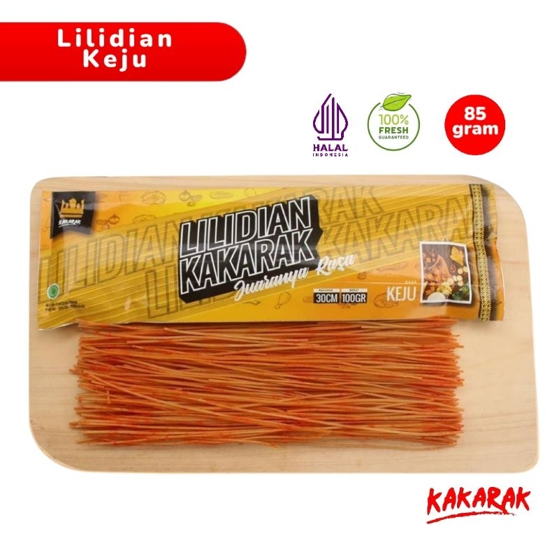 

KAKARAK - Mie Lidi Lilidian Rasa Keju 85gr