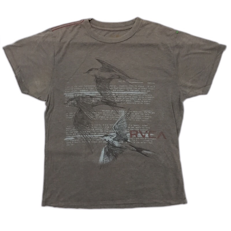 Kaos RVCA second original Size S - M preloved pl bekas ori branded prelove